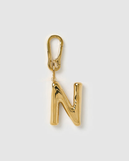 Alphabet Gold Key Ring