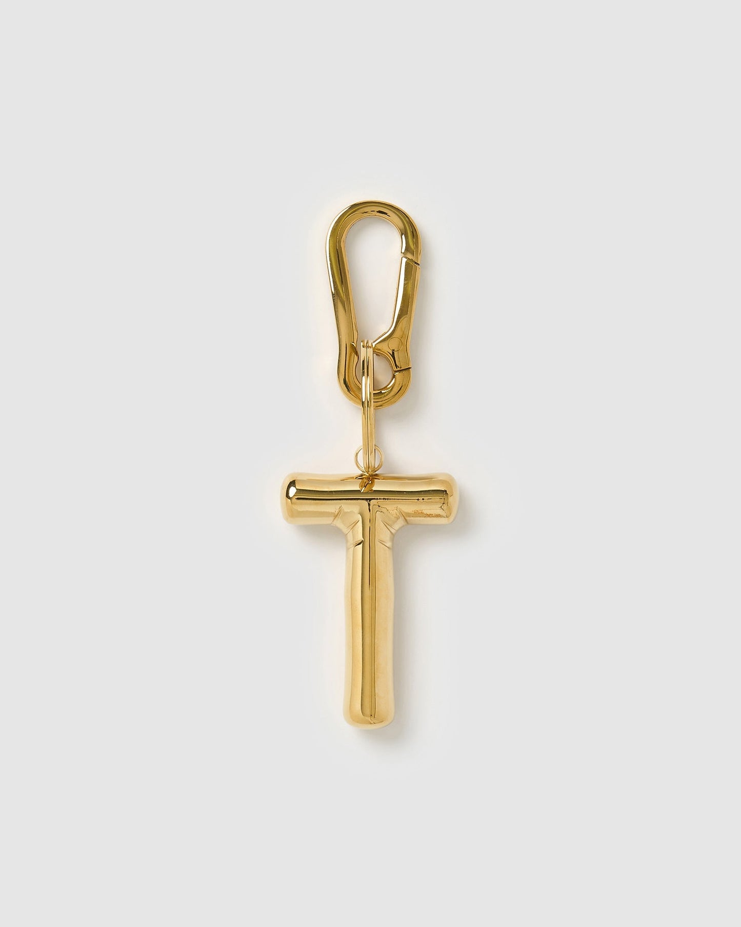 Alphabet Gold Key Ring