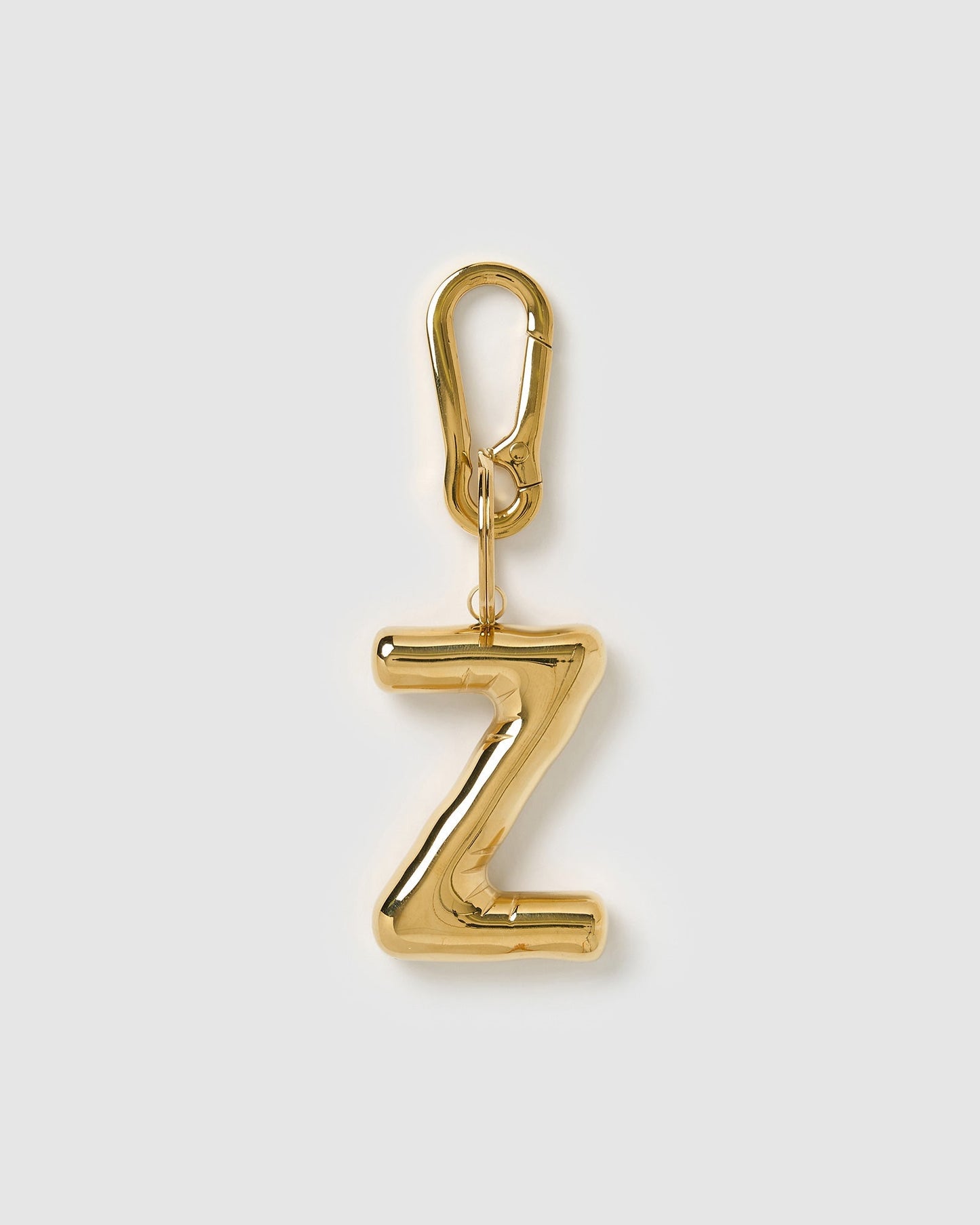 Alphabet Gold Key Ring