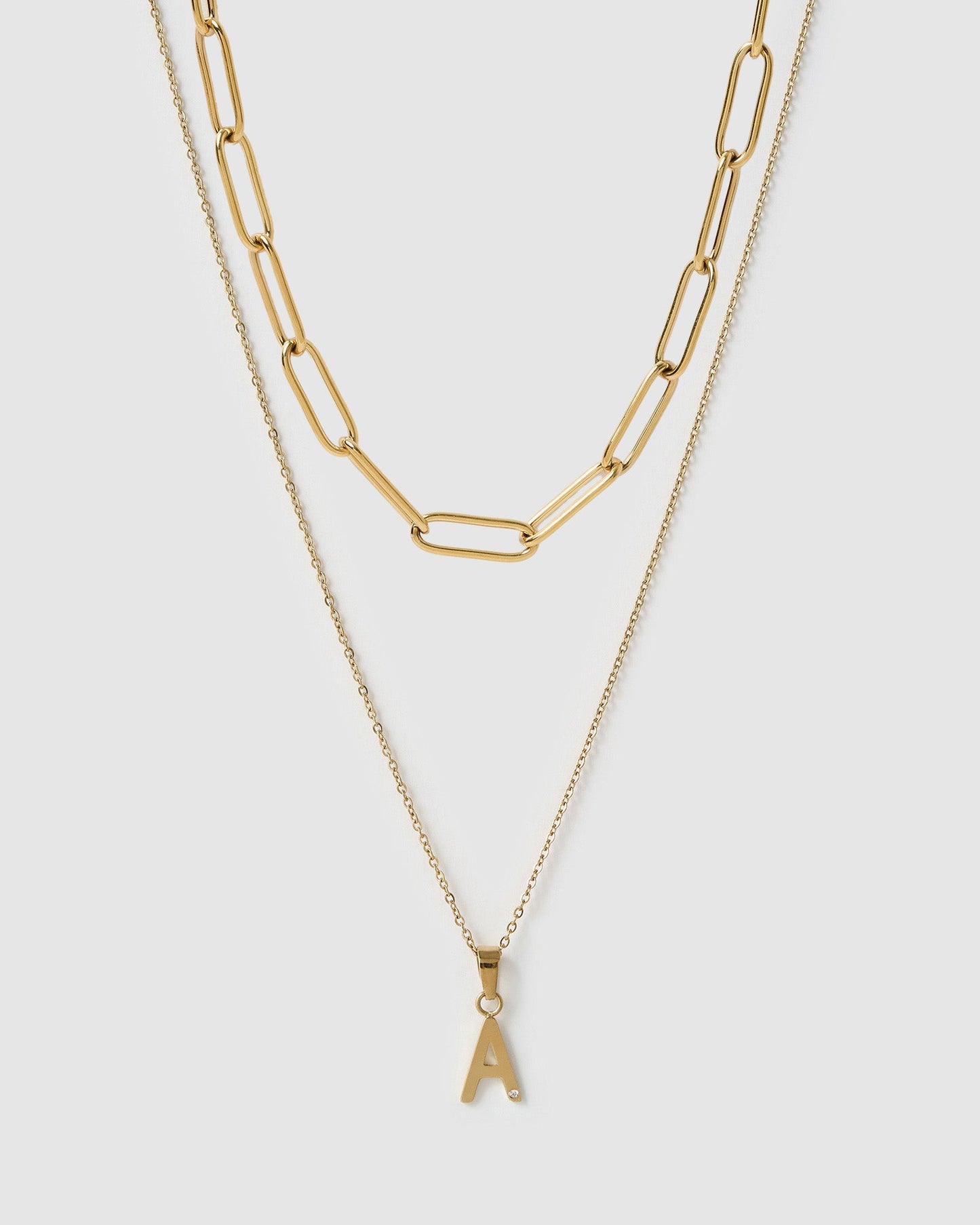 Alphabet Necklace Stack