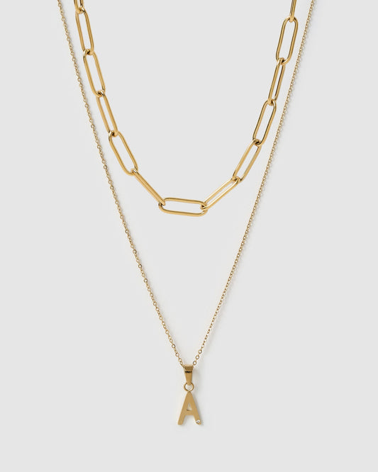 Alphabet Necklace Stack