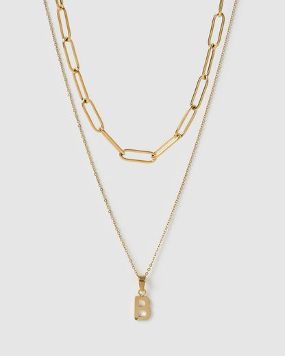 Alphabet Necklace Stack