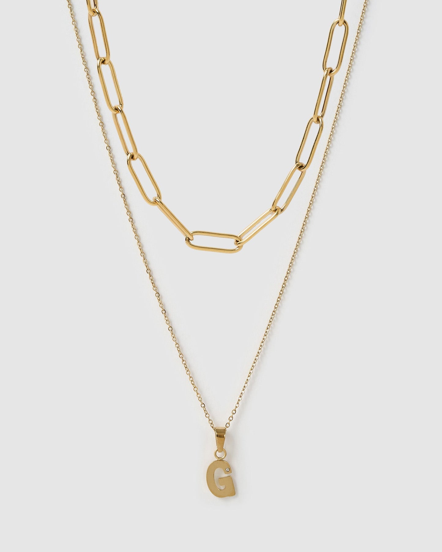 Alphabet Necklace Stack