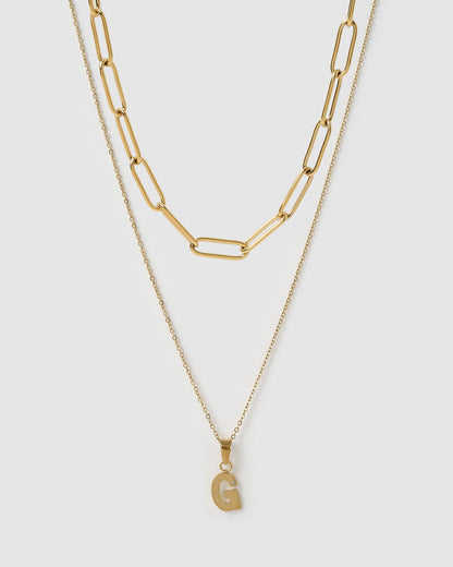 Alphabet Necklace Stack