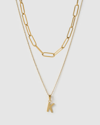 Alphabet Necklace Stack