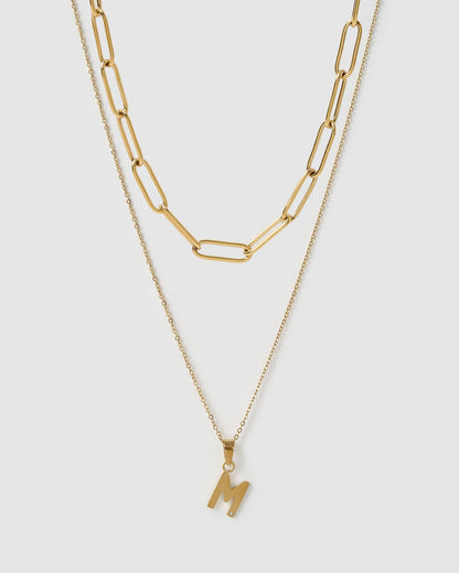Alphabet Necklace Stack