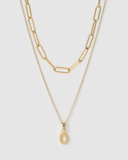 Alphabet Necklace Stack