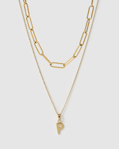Alphabet Necklace Stack