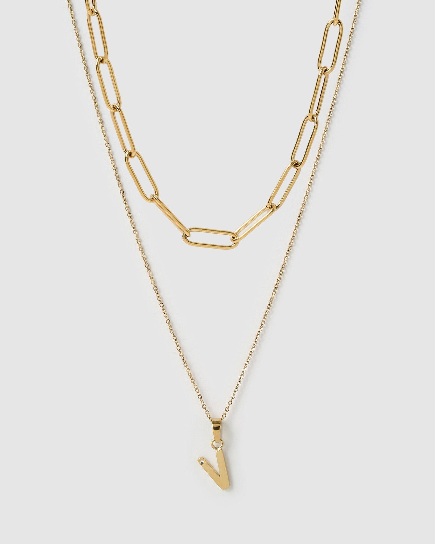 Alphabet Necklace Stack
