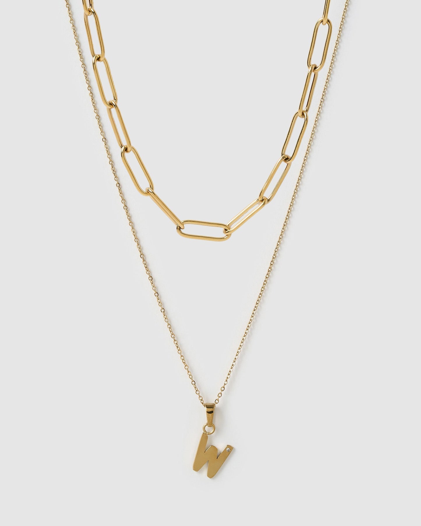 Alphabet Necklace Stack
