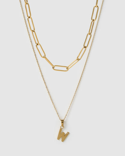Alphabet Necklace Stack
