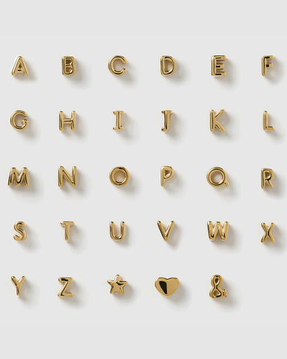 Alphabet String Bracelet - Rose