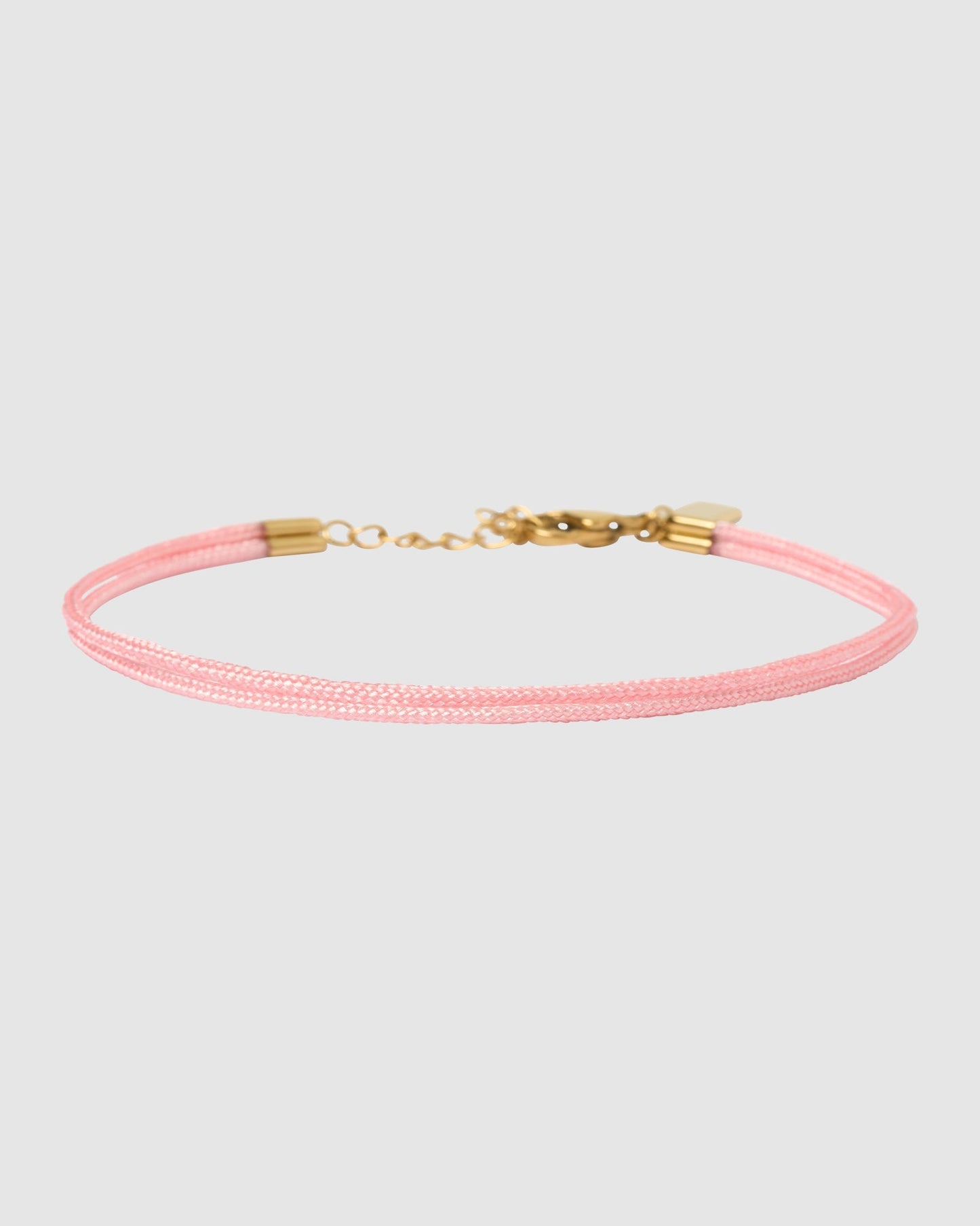 Alphabet String Bracelet - Rose