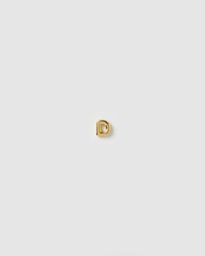 Alphabet Gold Single Stud