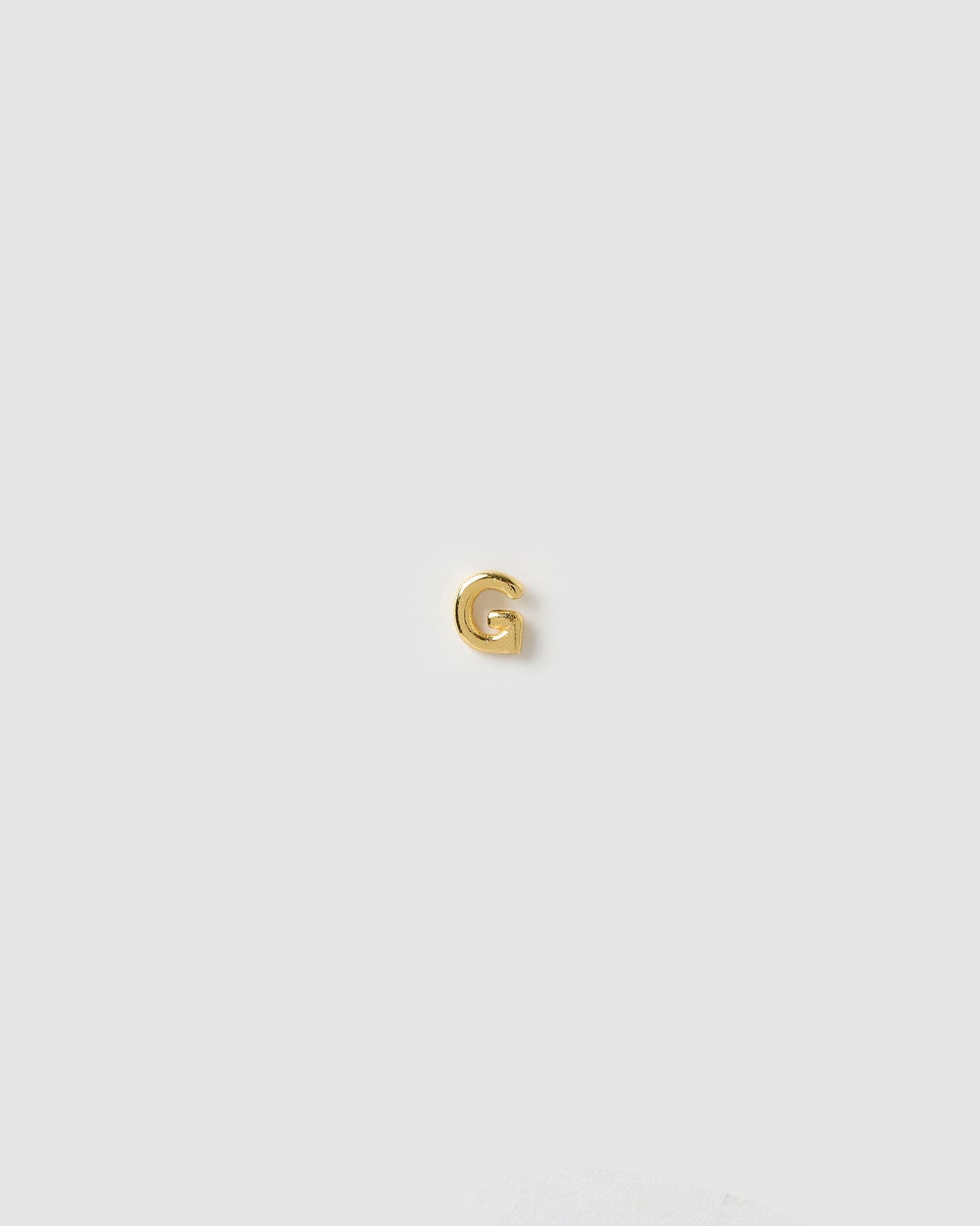 Alphabet Gold Single Stud