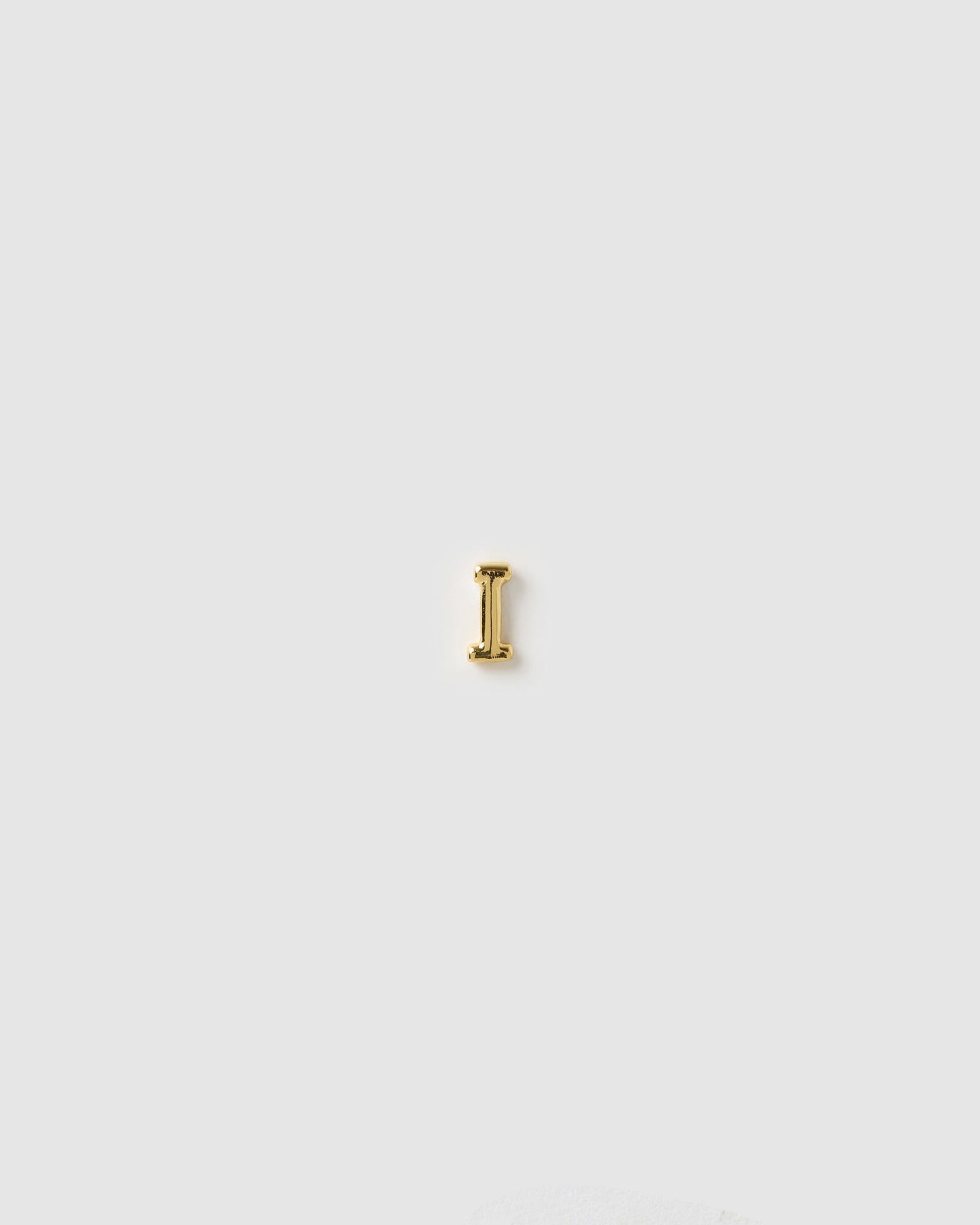 Alphabet Gold Single Stud