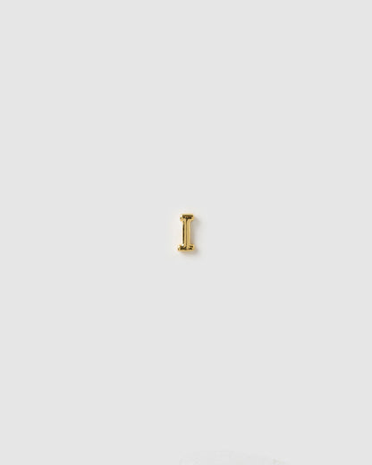 Alphabet Gold Single Stud