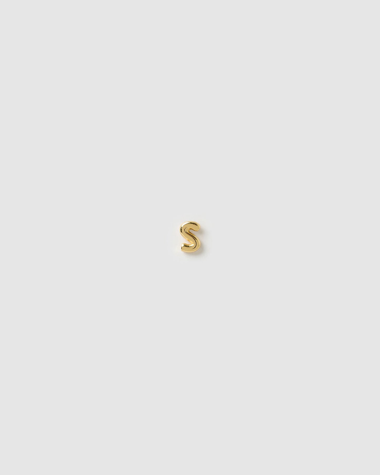 Alphabet Gold Single Stud