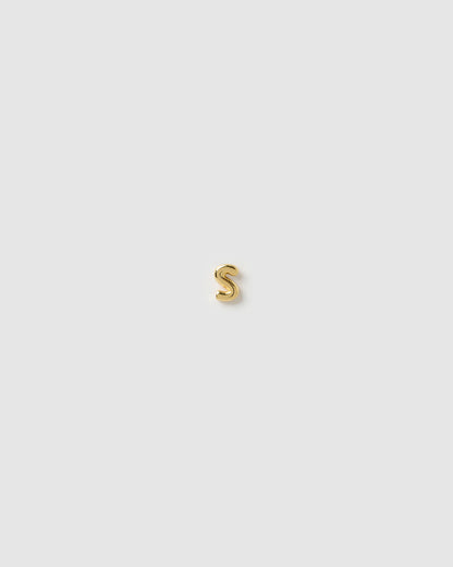 Alphabet Gold Single Stud