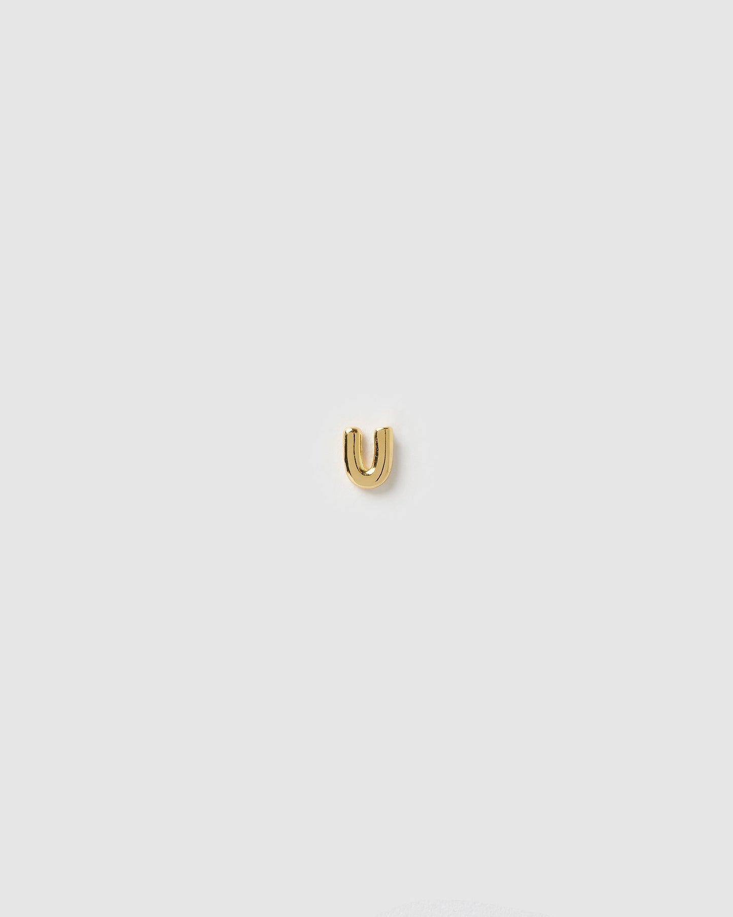 Alphabet Gold Single Stud