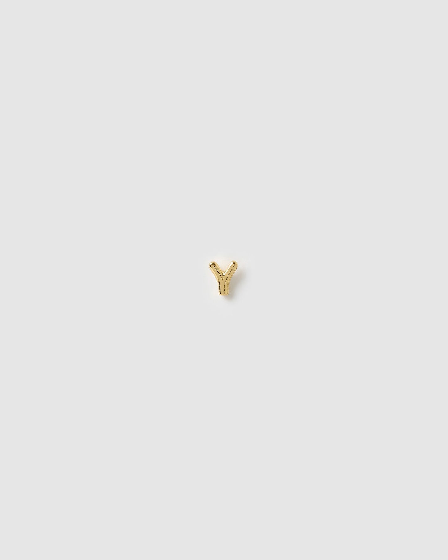 Alphabet Gold Single Stud