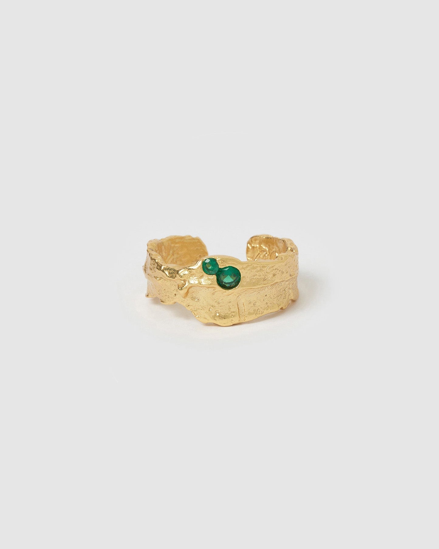 Anya Gold Ring - Emerald