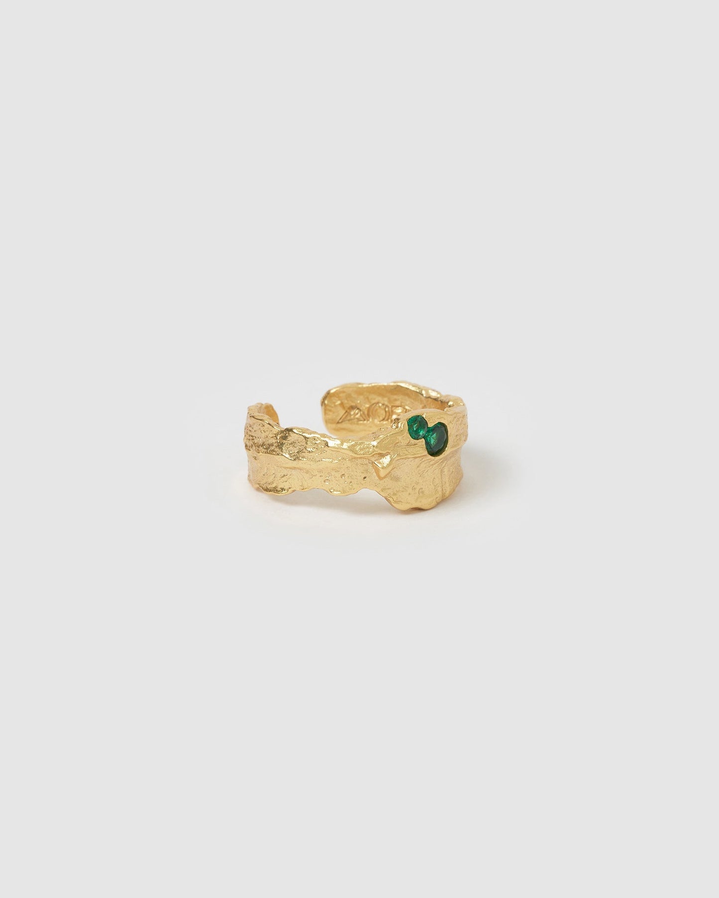 Anya Gold Ring - Emerald