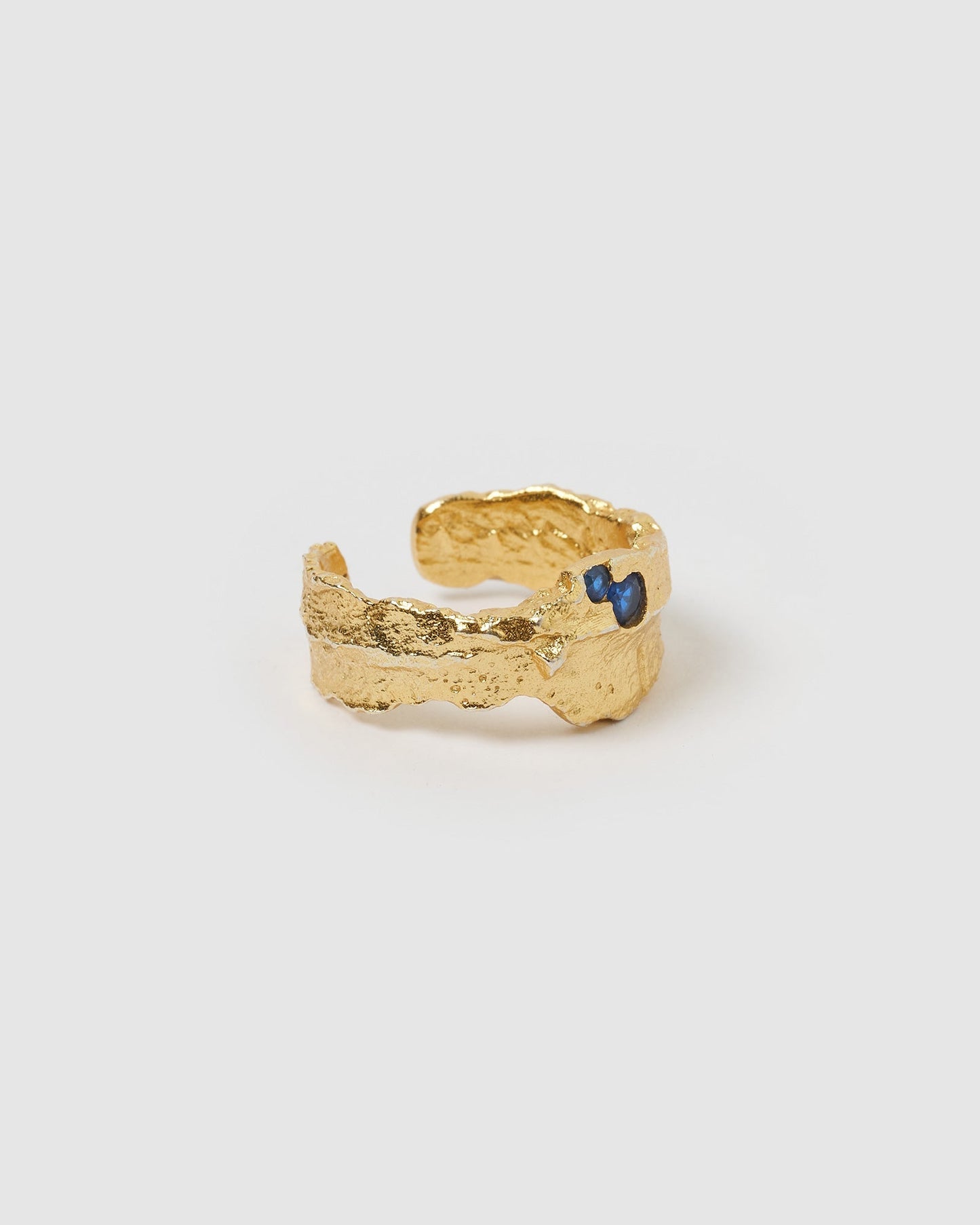 Anya Gold Ring - Sapphire