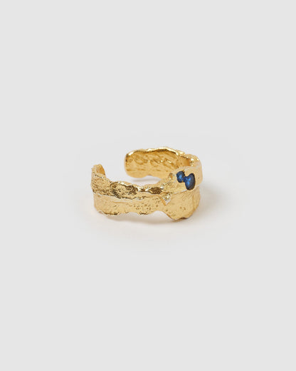 Anya Gold Ring - Sapphire