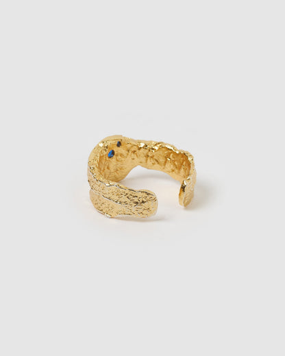Anya Gold Ring - Sapphire