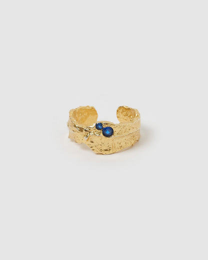 Anya Gold Ring - Sapphire