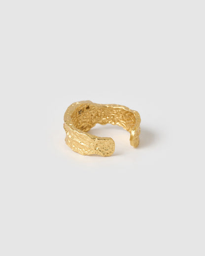 Anya Gold Ring - Clear Quartz