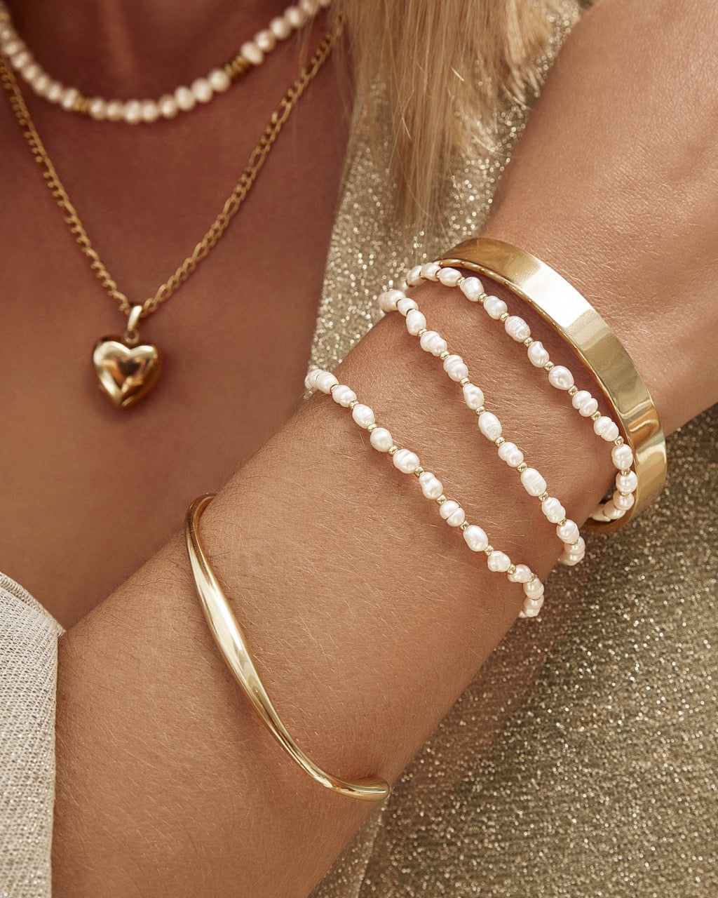 Madison Gold Cuff Bracelet