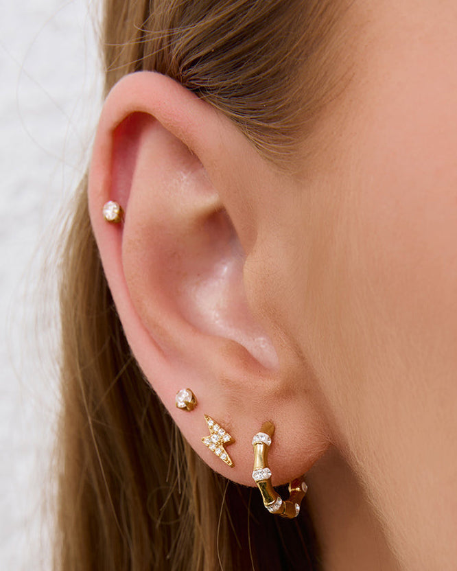 Lightning Stud Earrings