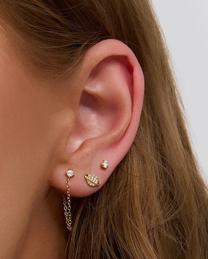 Mia Gold Chain Earrings