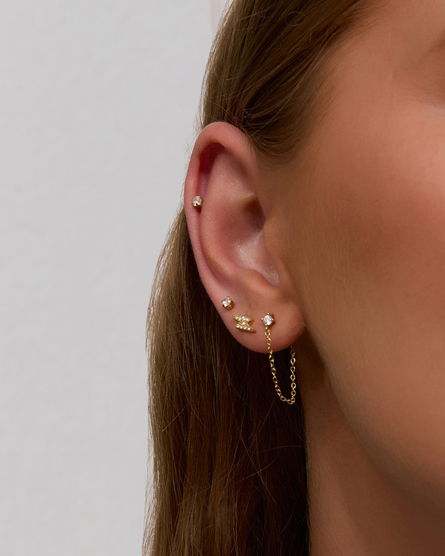 Mia Gold Chain Earrings