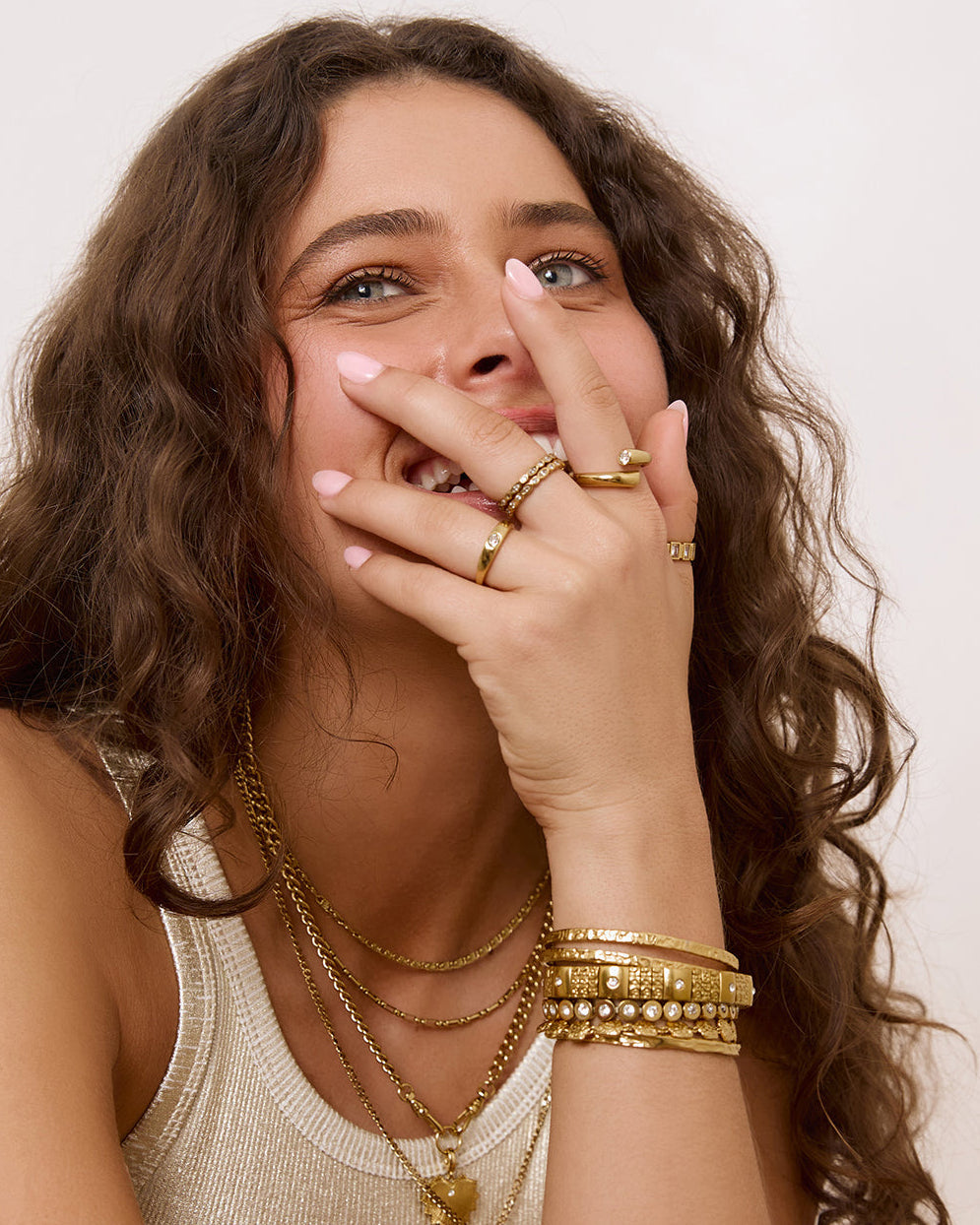 Aria Gold Ring - Stone