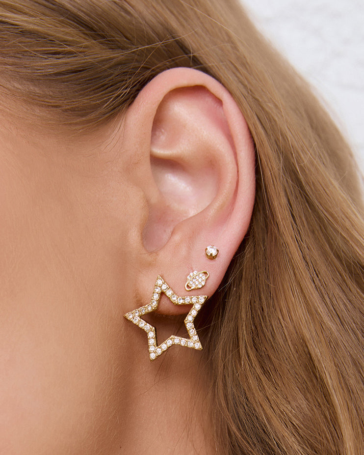 Sharpay Gold Earrings