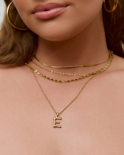 Luxe Letter Necklace - Small