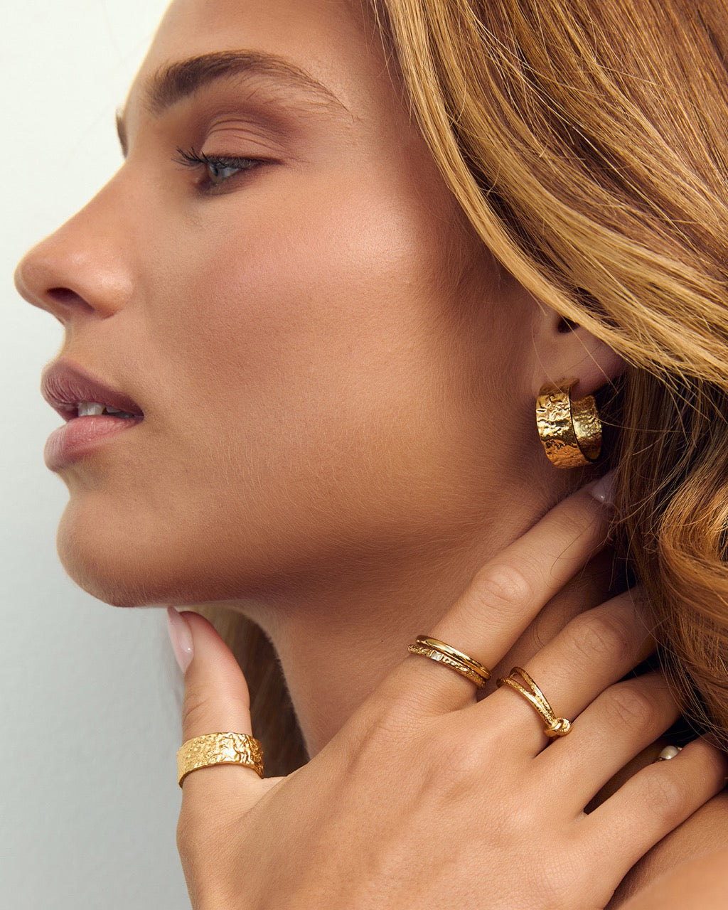 Gabriella Gold Hoop Earrings