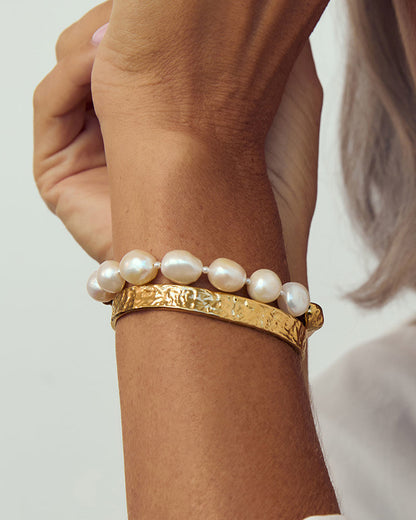 Olivia Gold Cuff Bracelet