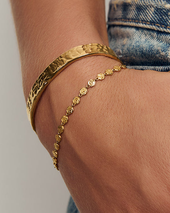 Atlas Gold Bracelet