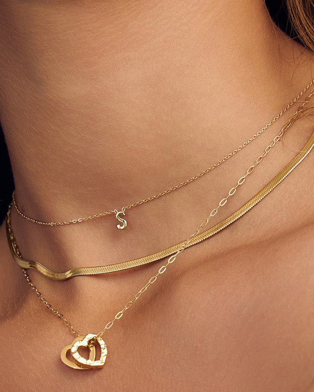 Heart To Heart Necklace - Crushed