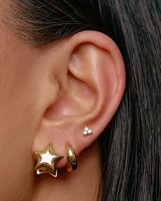 Star Struck Gold Earrings