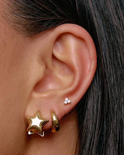Star Struck Gold Earrings