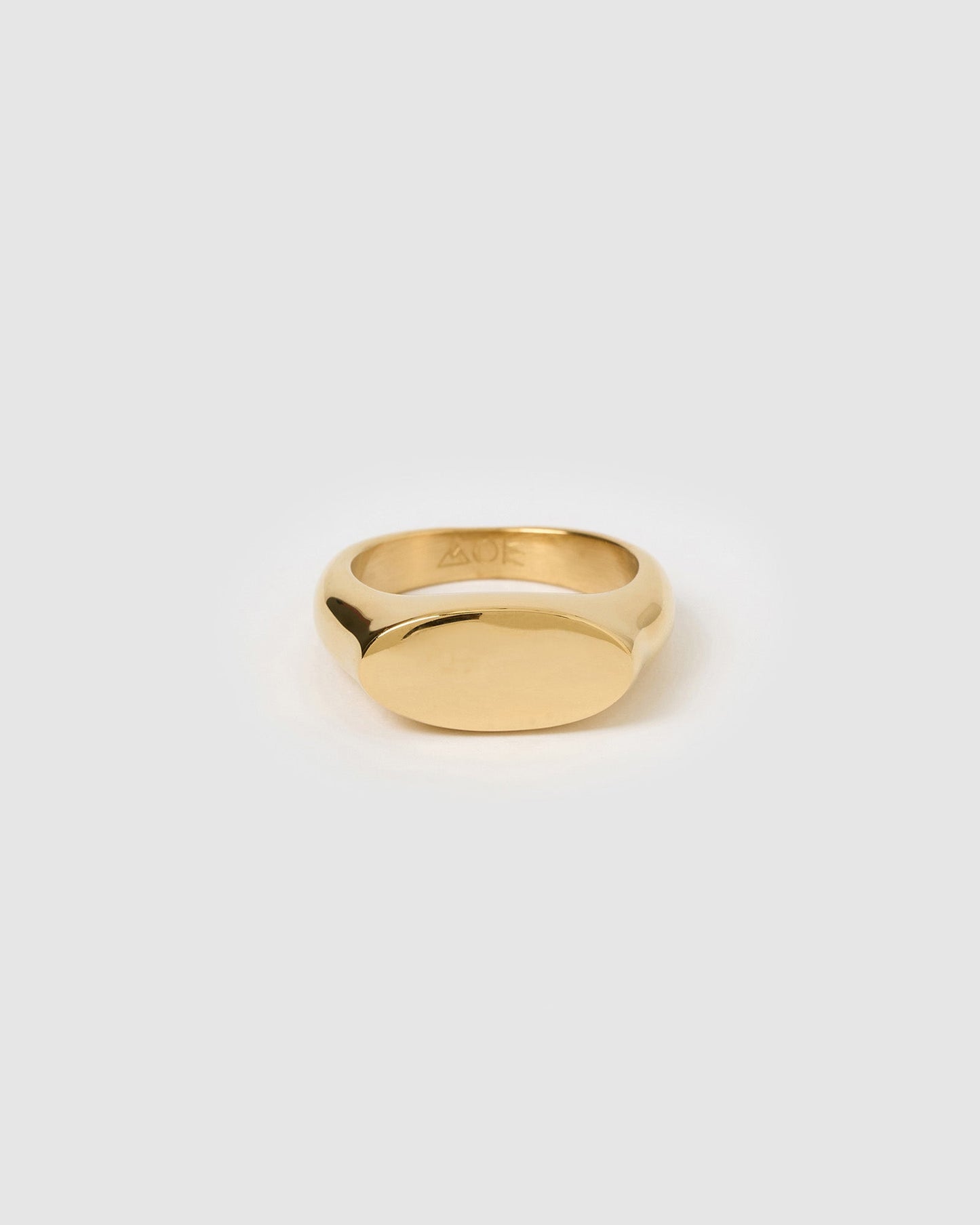 Aster Gold Signet Ring