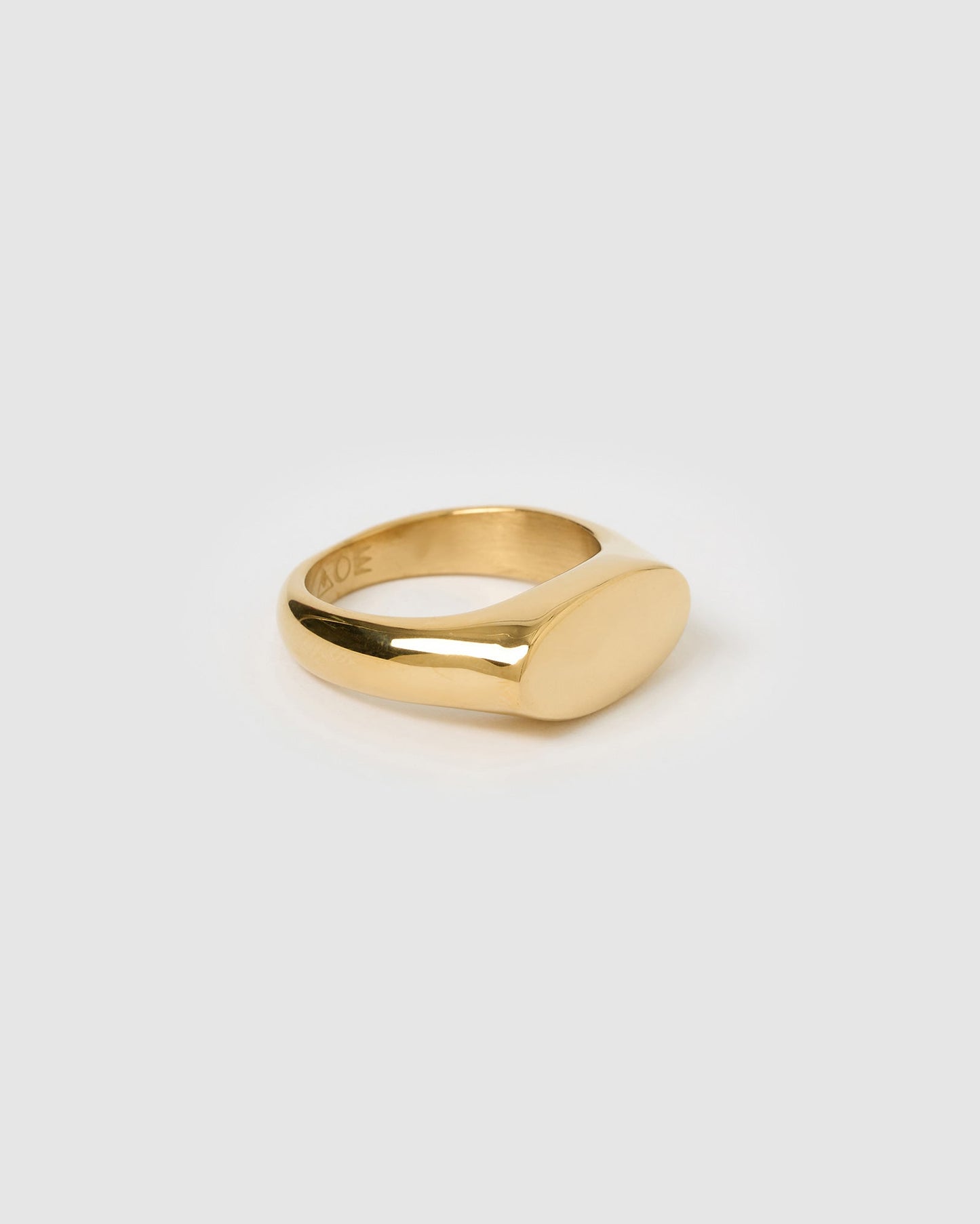 Aster Gold Signet Ring