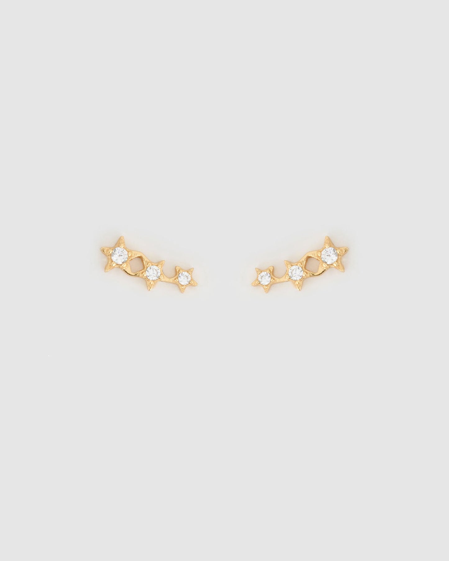 Astra Triple Star Earrings