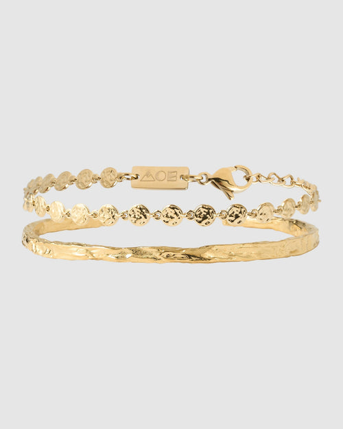 Atelio Bracelet Stack - Gold