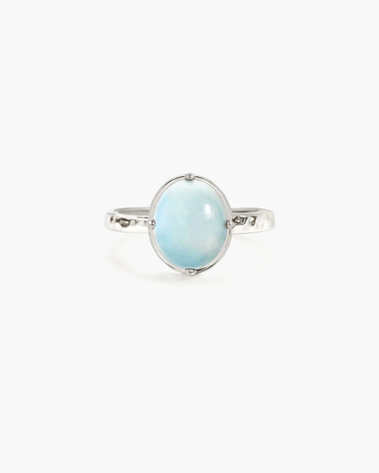 Aquamarine Ring in Silver